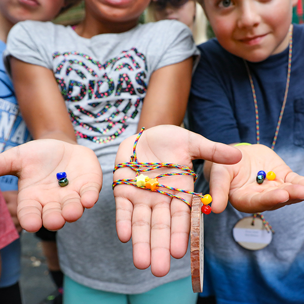 Beads on a YMCA Camper Necklace
