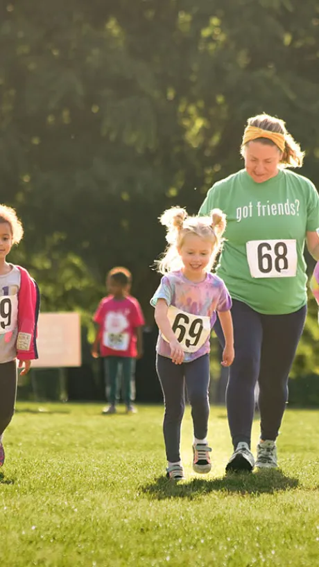 Moms and kids at Families On!