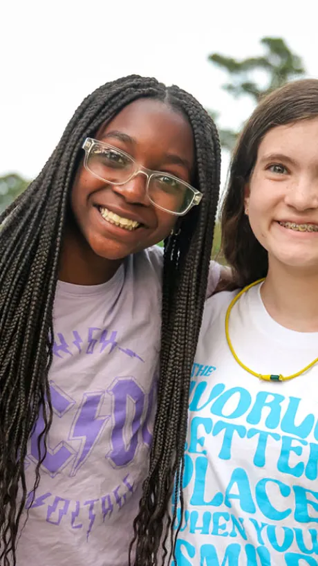 friends at overnight camp
