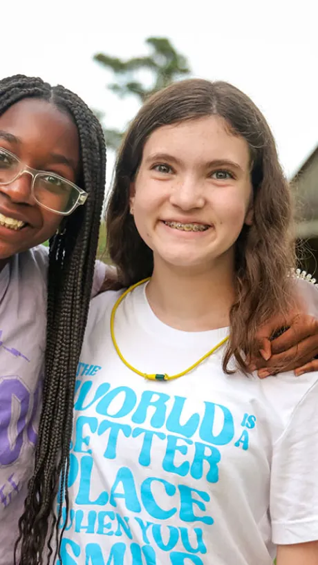 friends at overnight camp