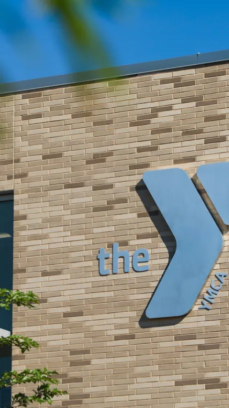 Logo on the Southeast Raleigh YMCA building