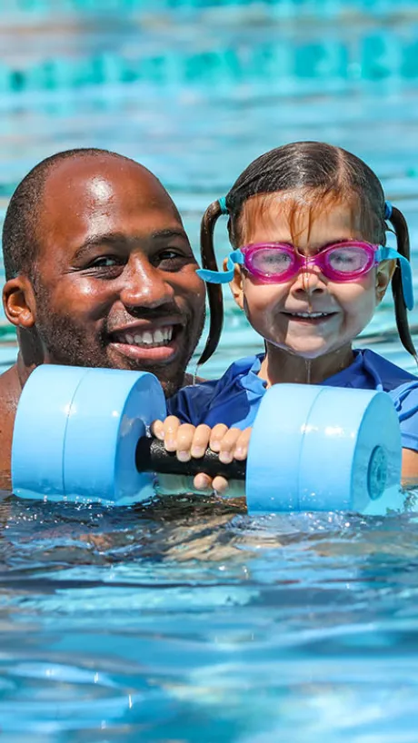 Swim lessons at the Y