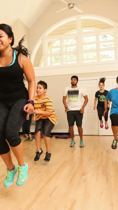 Fitness class at the Hope Valley YMCA