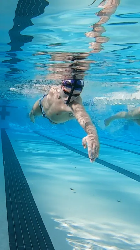 YOTA Swim Team members train at the YMCA