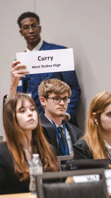Teens participate in the annual Youth & Government Legislative Conference