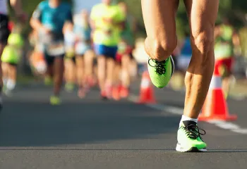 Runners in a 5K