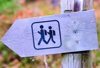 Trail Hiking Signs
