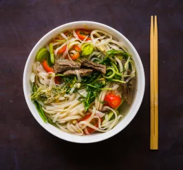 rice noodle soup