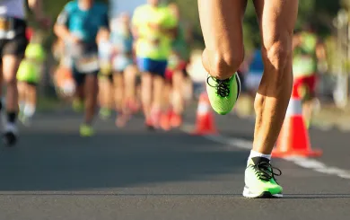 Runners in a 5K