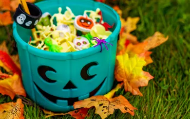 Halloween candy bucket