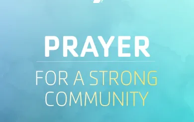 Blue gradient with a cloudy background for prayer