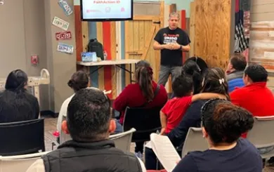 YMCA Resource Fair with Community Navigation families