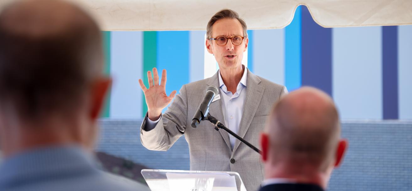 YMCA of the Triangle CEO at the Chatham Park YMCA Ribbon-Cutting (March 2025)