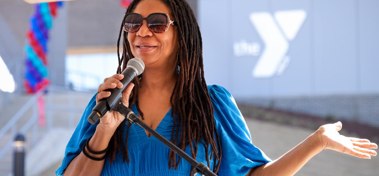 Speakers at the Chatham Park YMCA Ribbon-Cutting (March 2025)