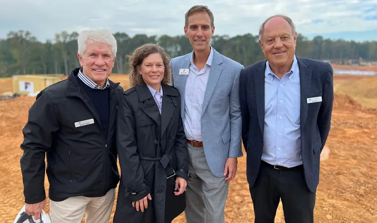 photo of YMCA CEO, YMCA Chief Volunteer Officer and founders of Preston Development 