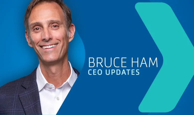 photo of ymca ceo bruce ham with graphic for blog updates