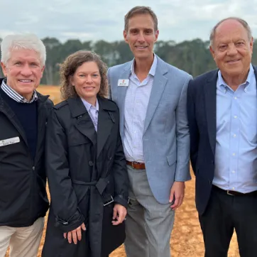 photo of YMCA CEO, YMCA Chief Volunteer Officer and founders of Preston Development 