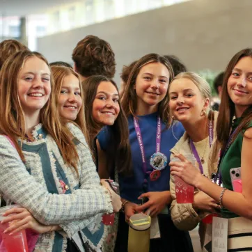 Group of Teens at a conference