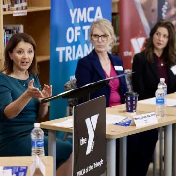 panel discussion on community health held at the southeast raleigh ymca 