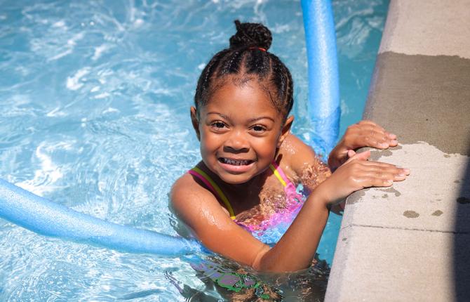 Swim lessons at the Y